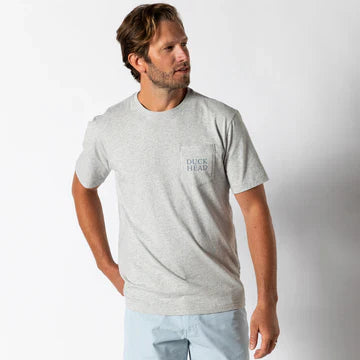 Duck Head Trout Short Sleeve T-Shirt Varsity Grey D21133