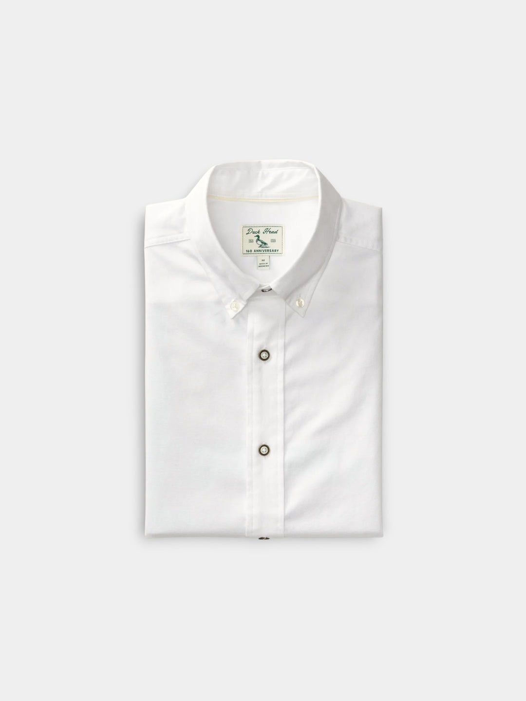 Duck Head Cotton Oxford Sport Shirt | White