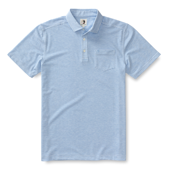 Duck Head Summerford Stripe Performance Pique Polo