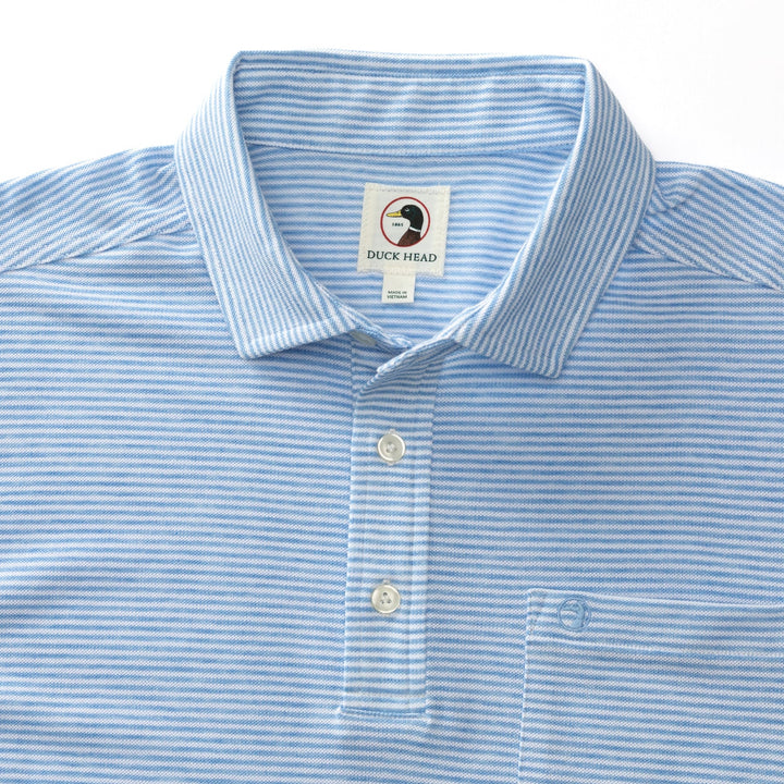 Duck Head Summerford Stripe Performance Pique Polo