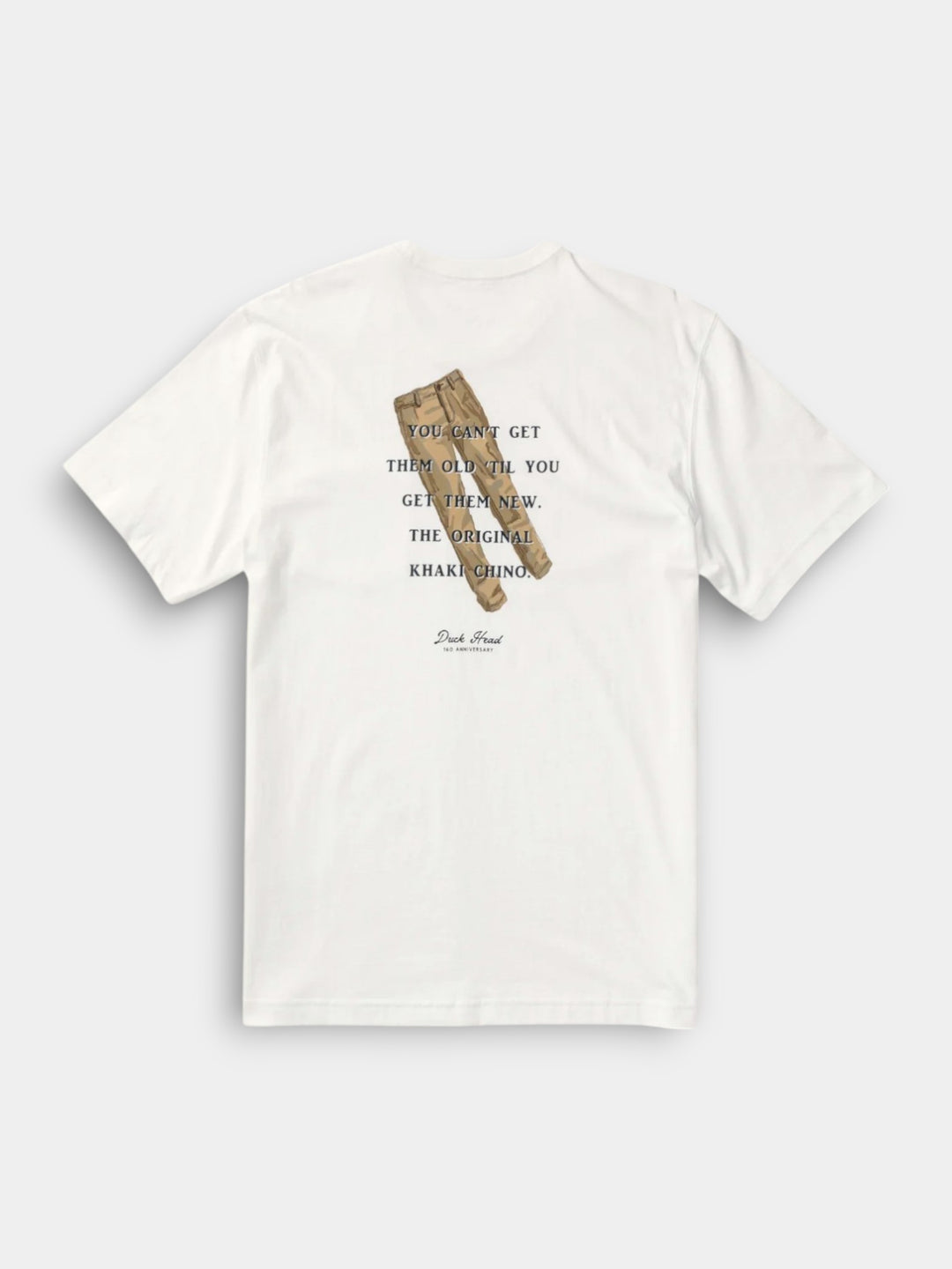 Duck Head The Original Khaki Chino Short Sleeve T-Shirt | White