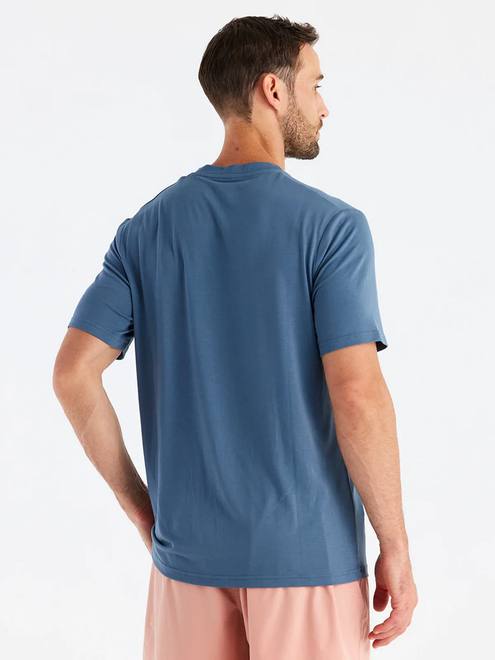 Free Fly Bamboo Motion Tee Slate Blue MMTSS-447
