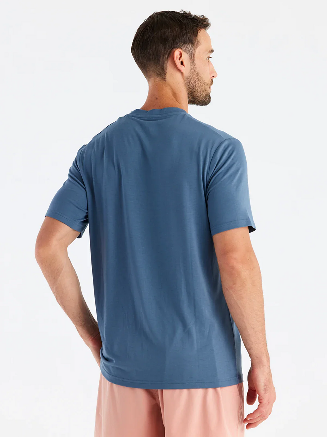 Free Fly Bamboo Motion Tee Slate Blue MMTSS-447