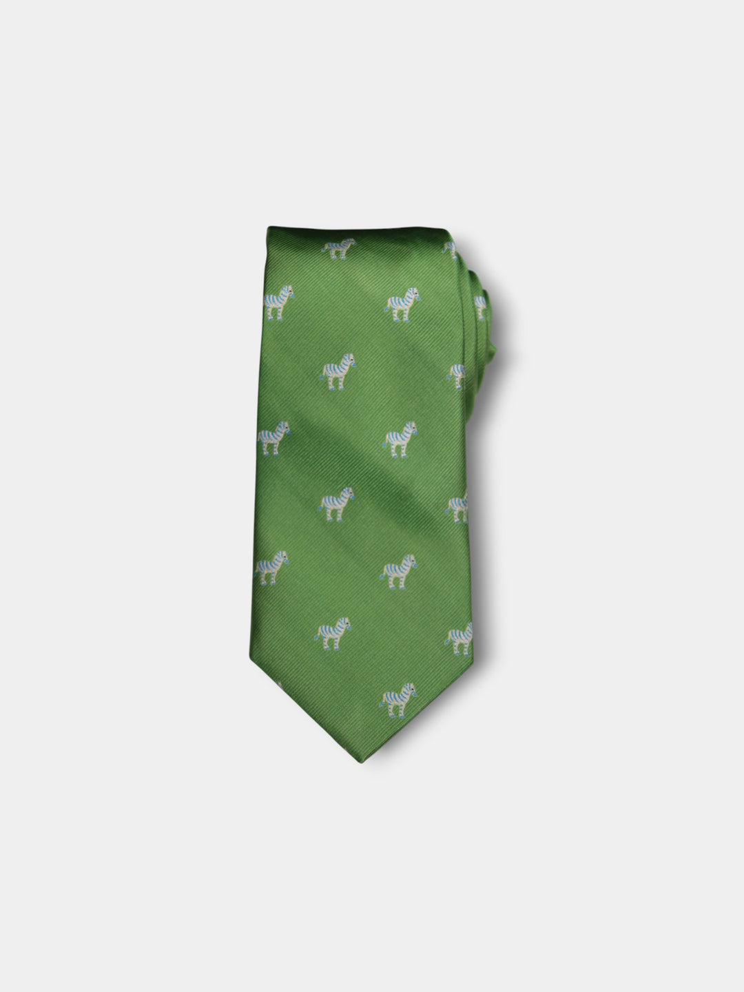 John Hyatt Zebra Tie | Green