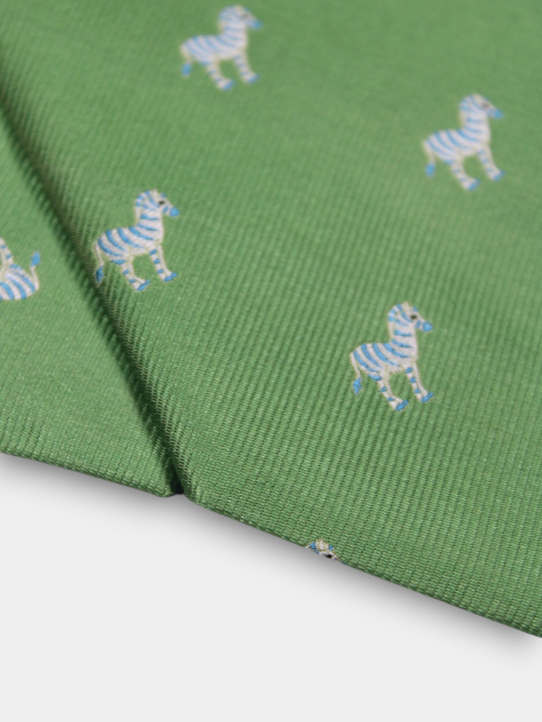 John Hyatt Zebra Tie | Green