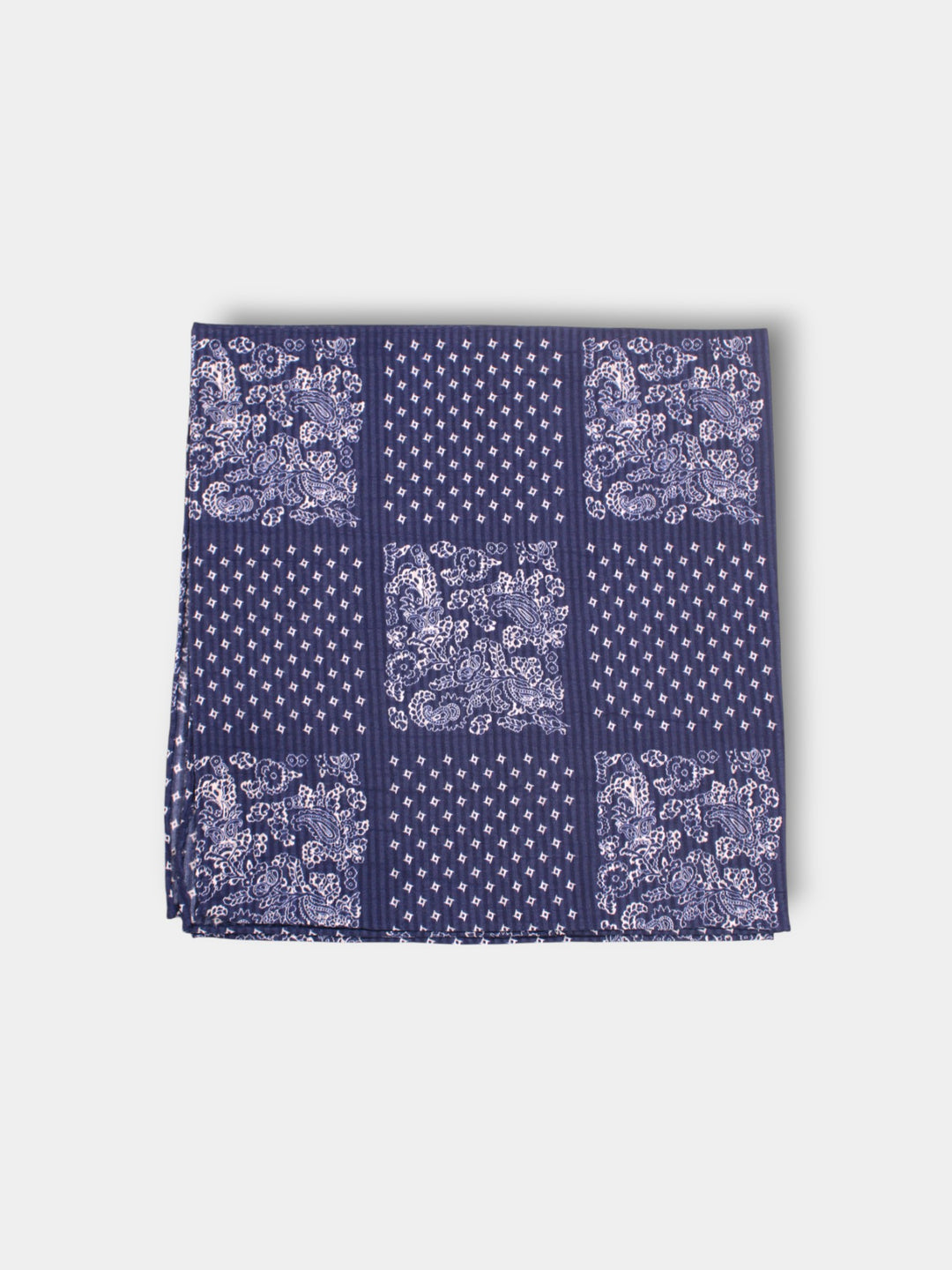 John Hyatt Bandana Pocket Square | Blue