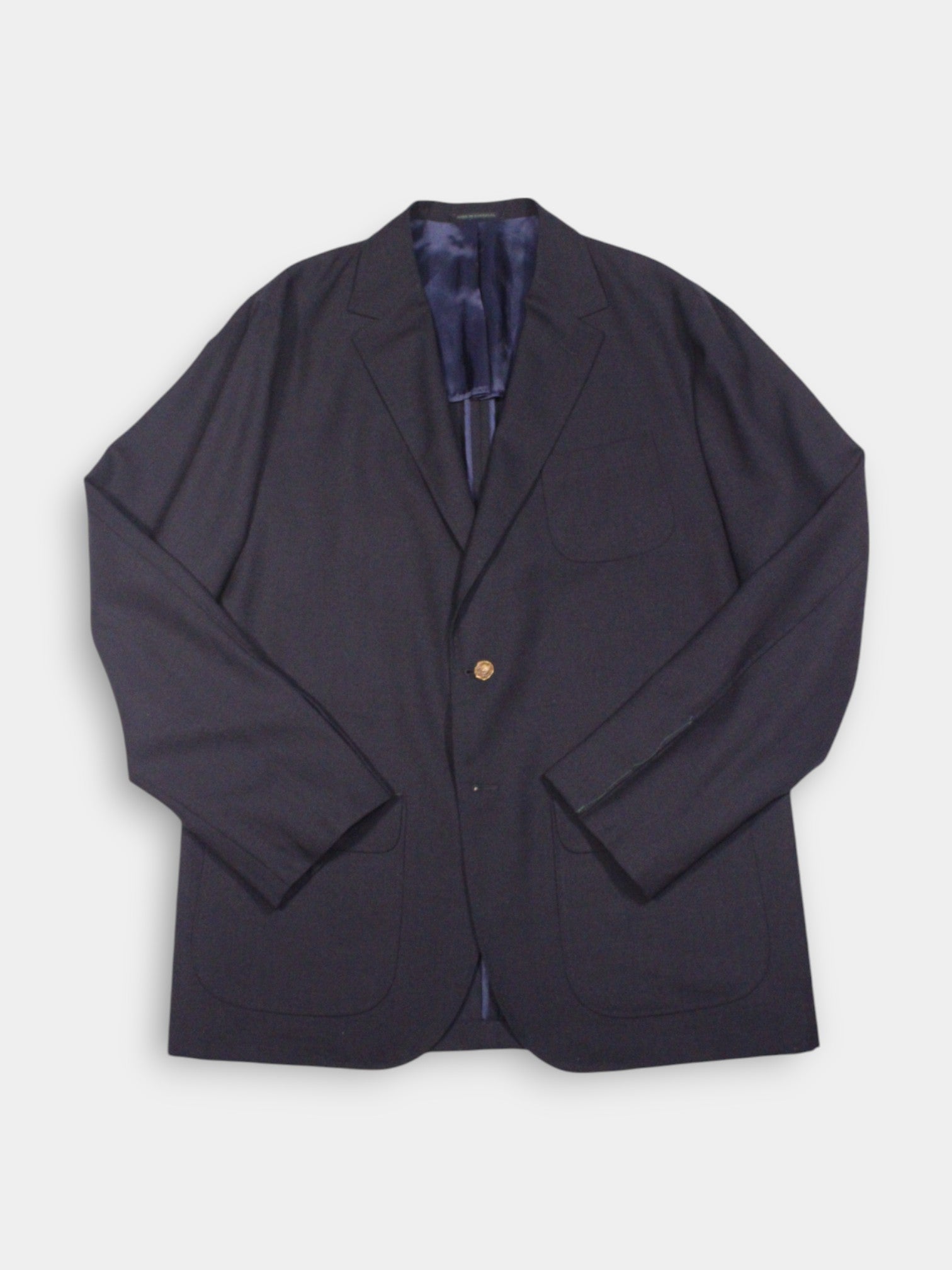 Sid Mashburn Navy High-Twist Ghost Blazer – John Hyatt Clothing
