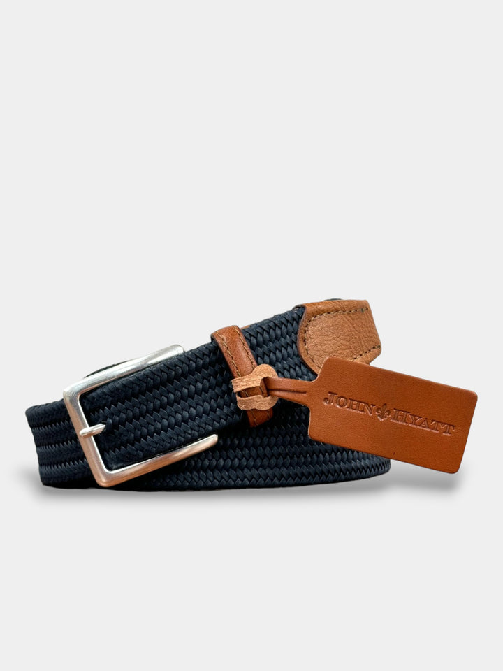 John Hyatt Braided Stretch Belt