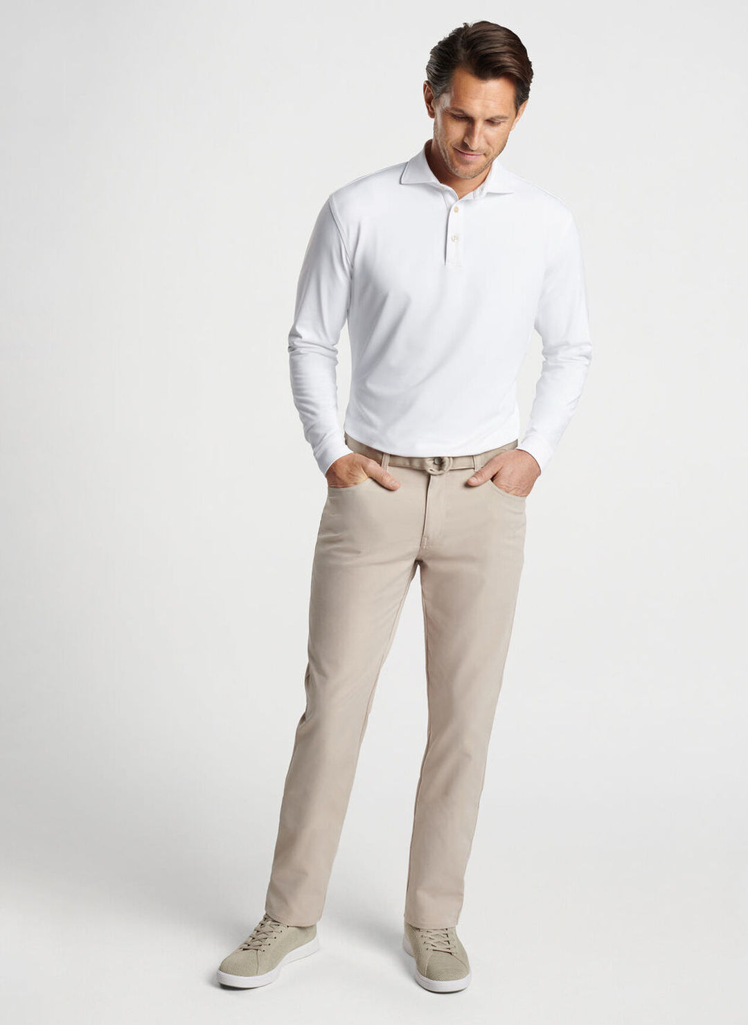 Peter Millar eb66 Performance Five-Pocket Pant | Khaki