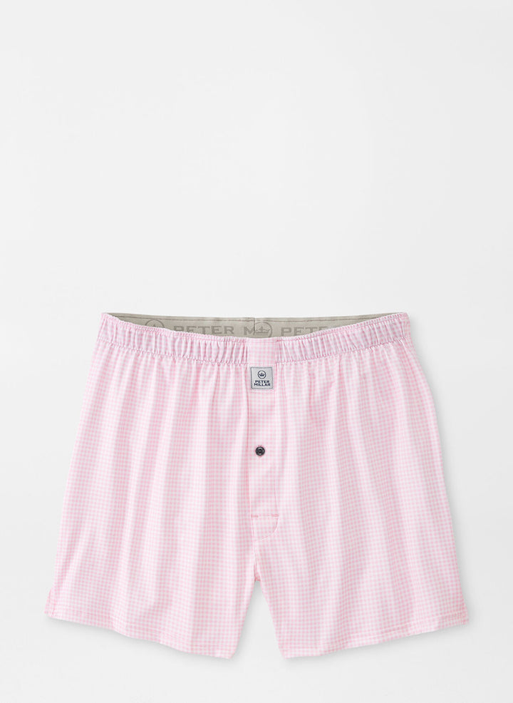 Peter Millar Nebraska Gingham Performance Boxer