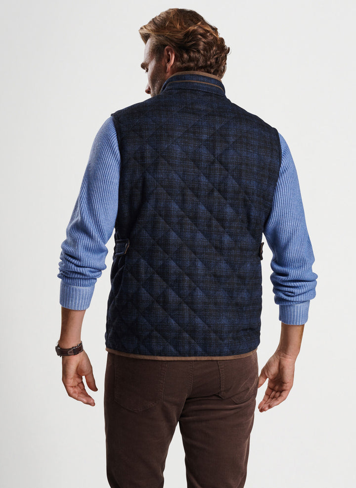 Peter Millar Essex Quilted Wool Travel Vest