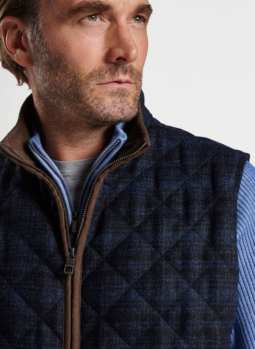 Peter Millar Essex Quilted Wool Travel Vest