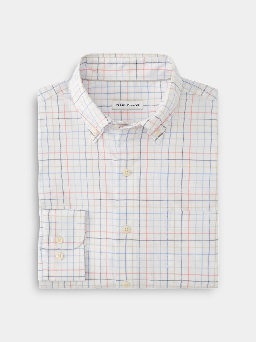 Peter Millar Allen Crown Lite Sport-Shirt | White
