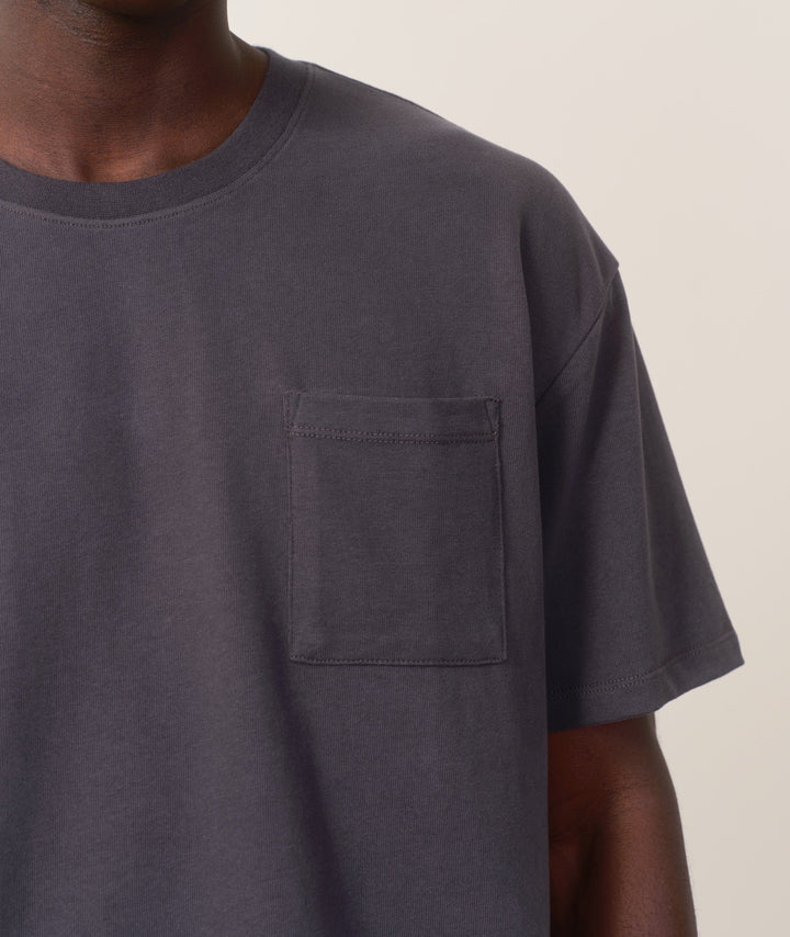 Marine Layer Relaxed Boxy Ten Year Tee Asphalt TYT