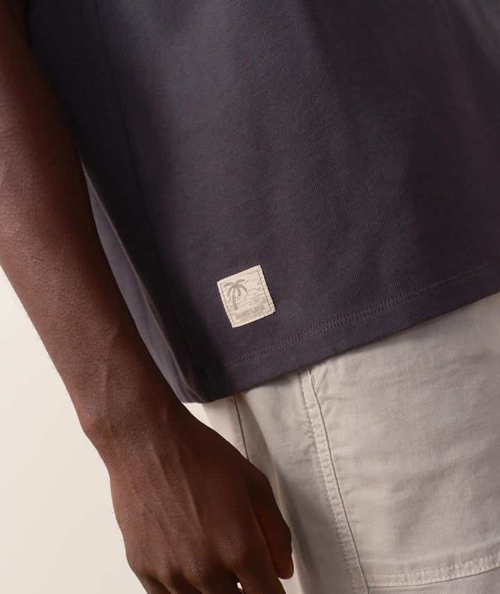 Marine Layer Relaxed Boxy Ten Year Tee Asphalt TYT