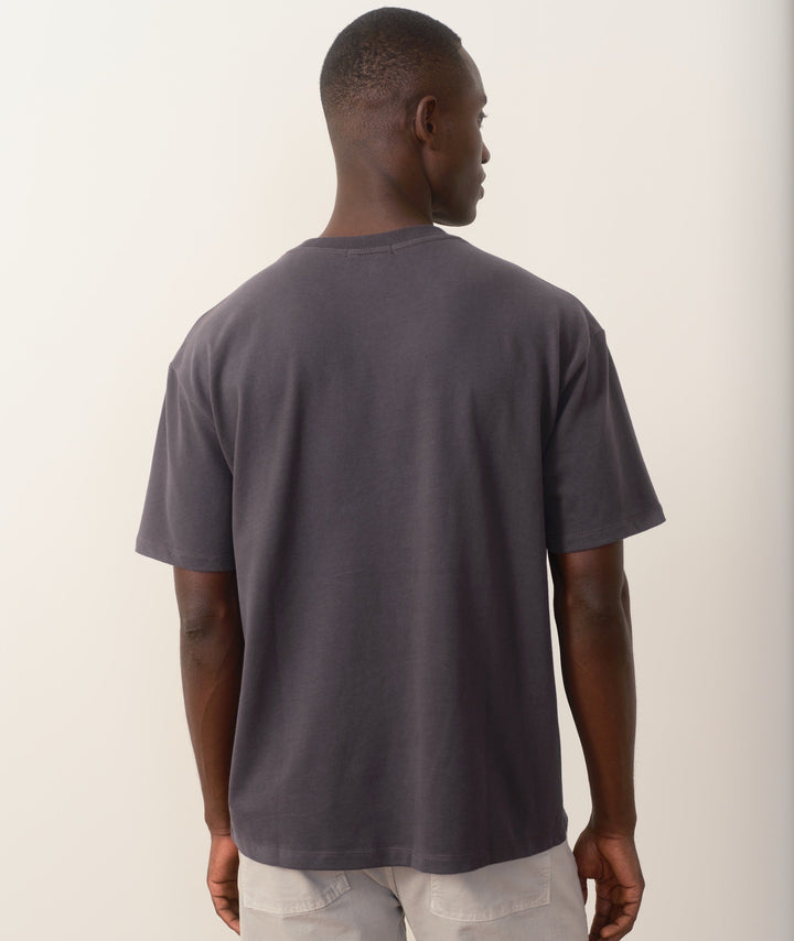 Marine Layer Relaxed Boxy Ten Year Tee Asphalt TYT