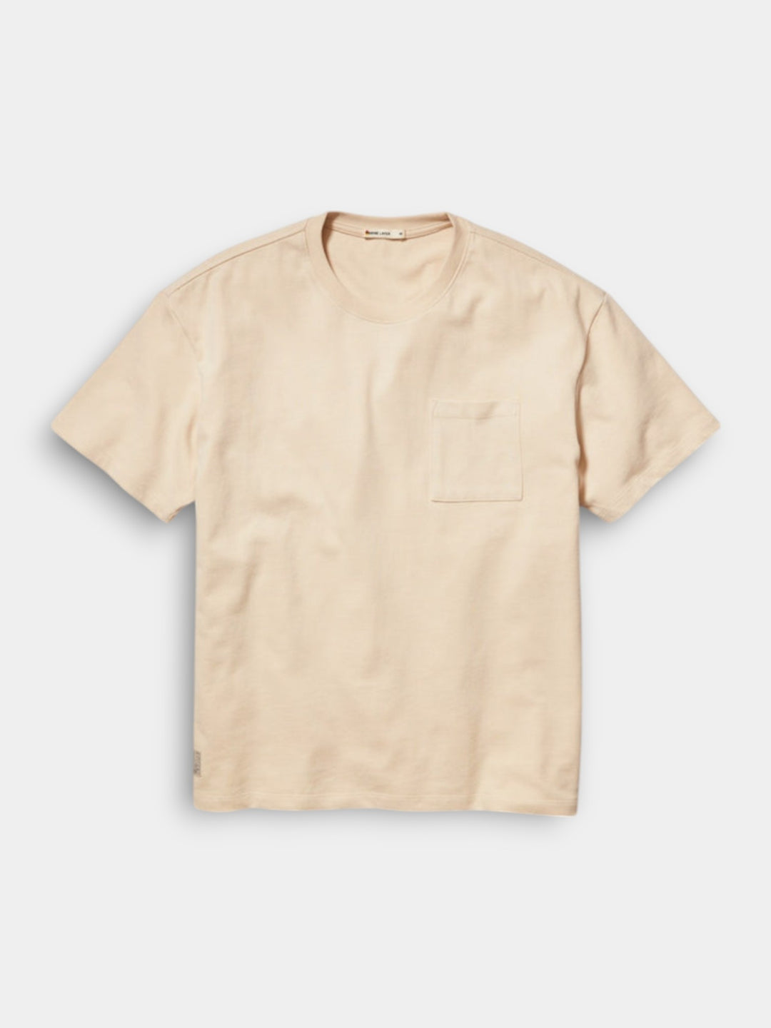 Marine Layer Boxy Sueded Tee | Fog