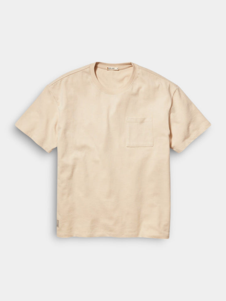 Marine Layer Boxy Sueded Tee | Fog