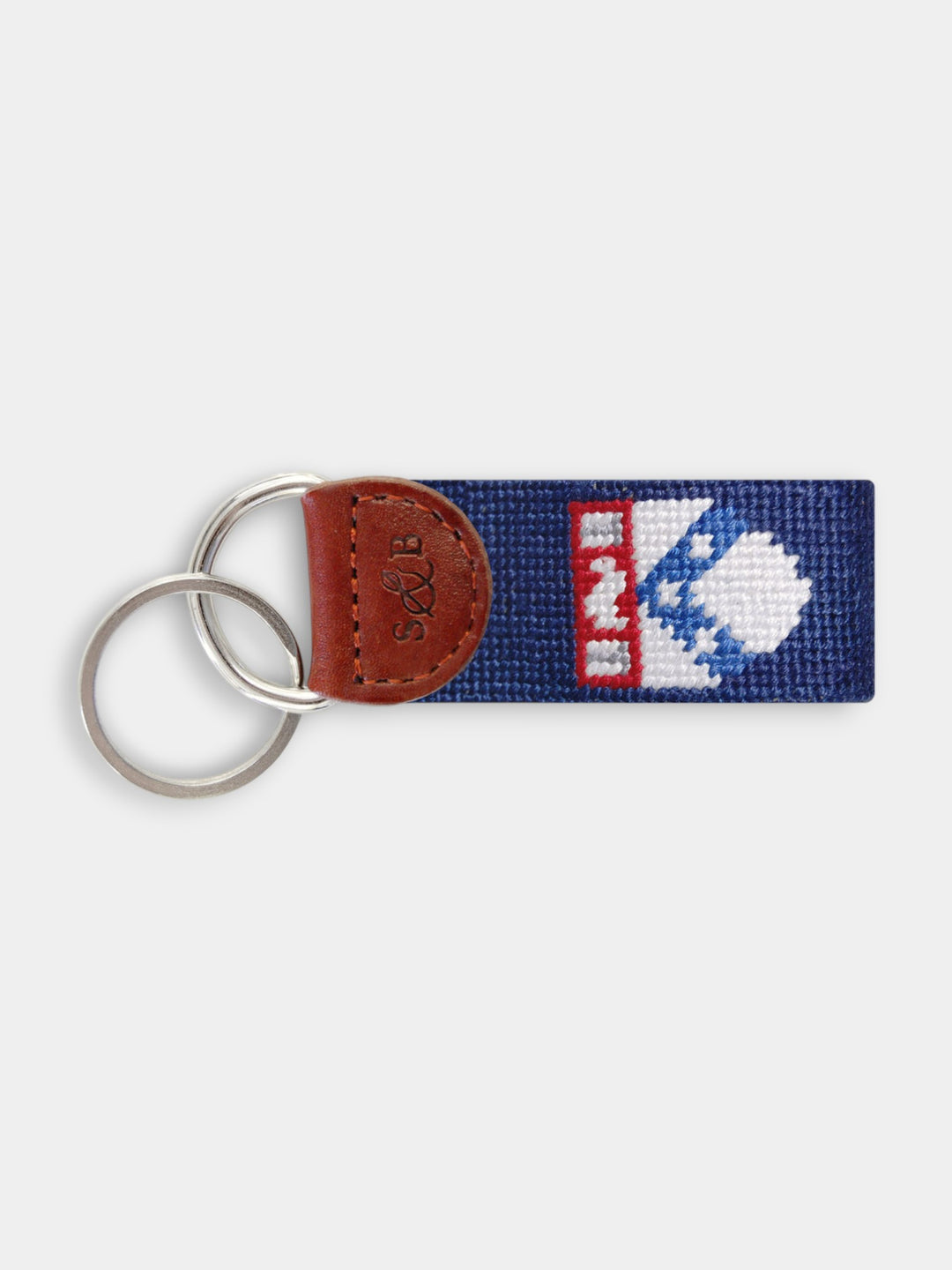 Smathers & Branson University of Pennsylvania Needlepoint Key Fob