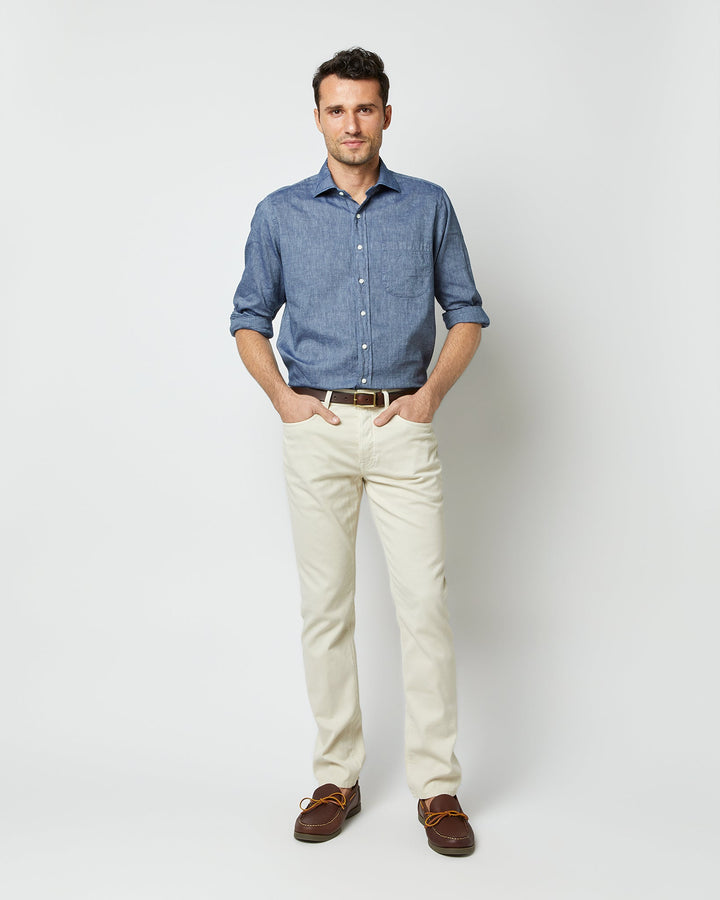 Sid Mashburn Slim Straight 5-Pocket Pant