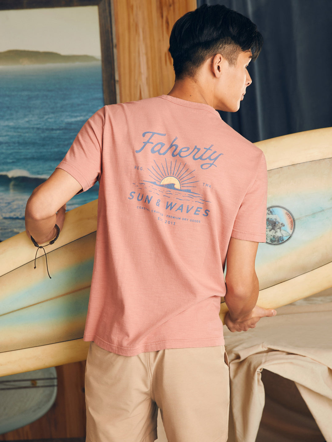 Faherty Sunwashed Graphic Tee