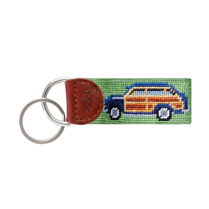 Smathers & Branson Woody Needlepoint Key Fob