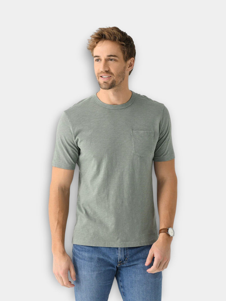 Faherty Sunwashed Pocket Tee | Sage Creek