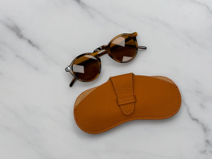 John Hyatt Leather Glasses Pouch