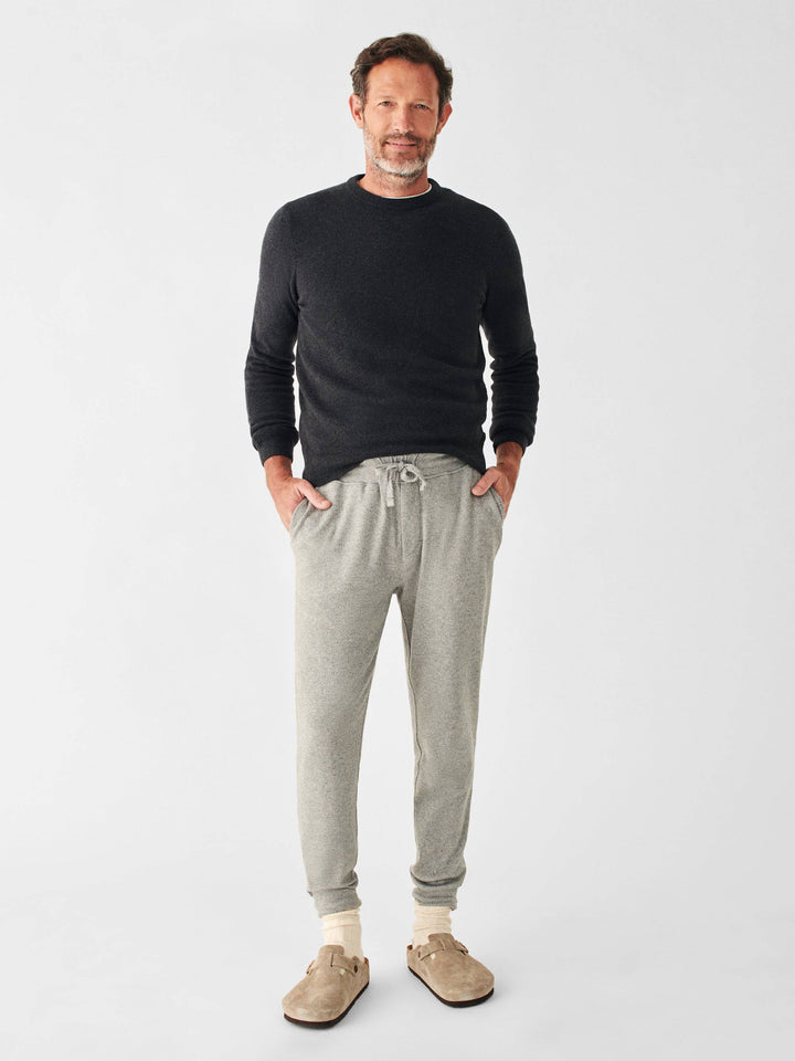 Faherty Faherty Legend Sweatpant Fossil Grey Twill