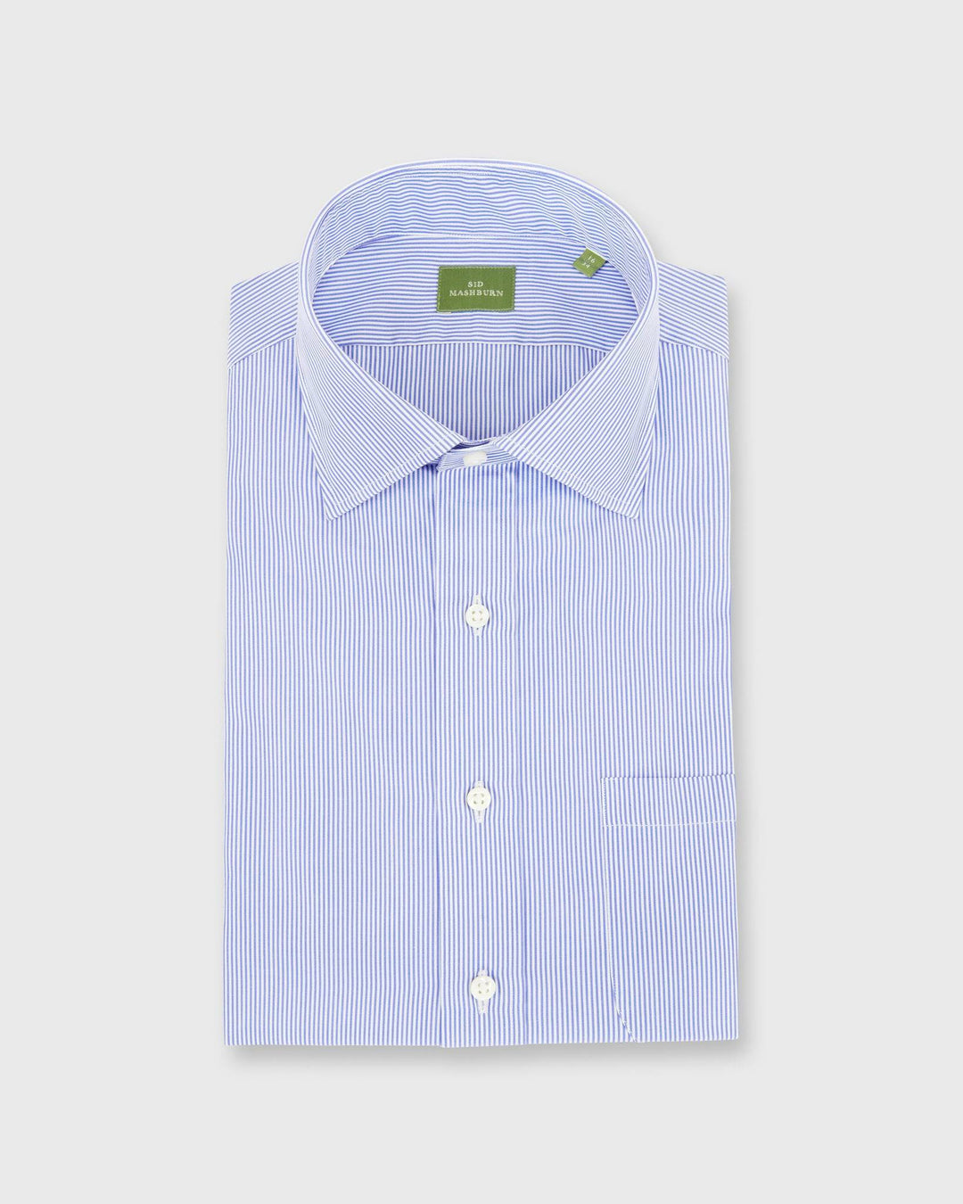 Sid Mashburn Small Bengal Stripe Poplin Dress Shirt