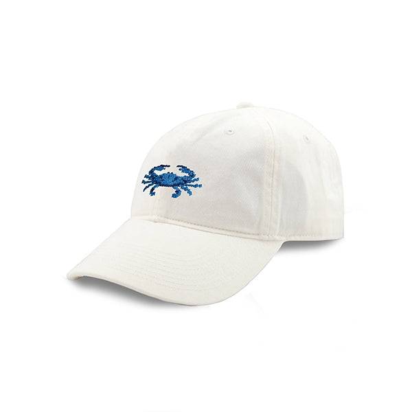 Smathers & Branson Blue Crab Needlepoint Hat