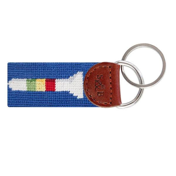 Smathers & Branson Golf Tees Needlepoint Key Fob