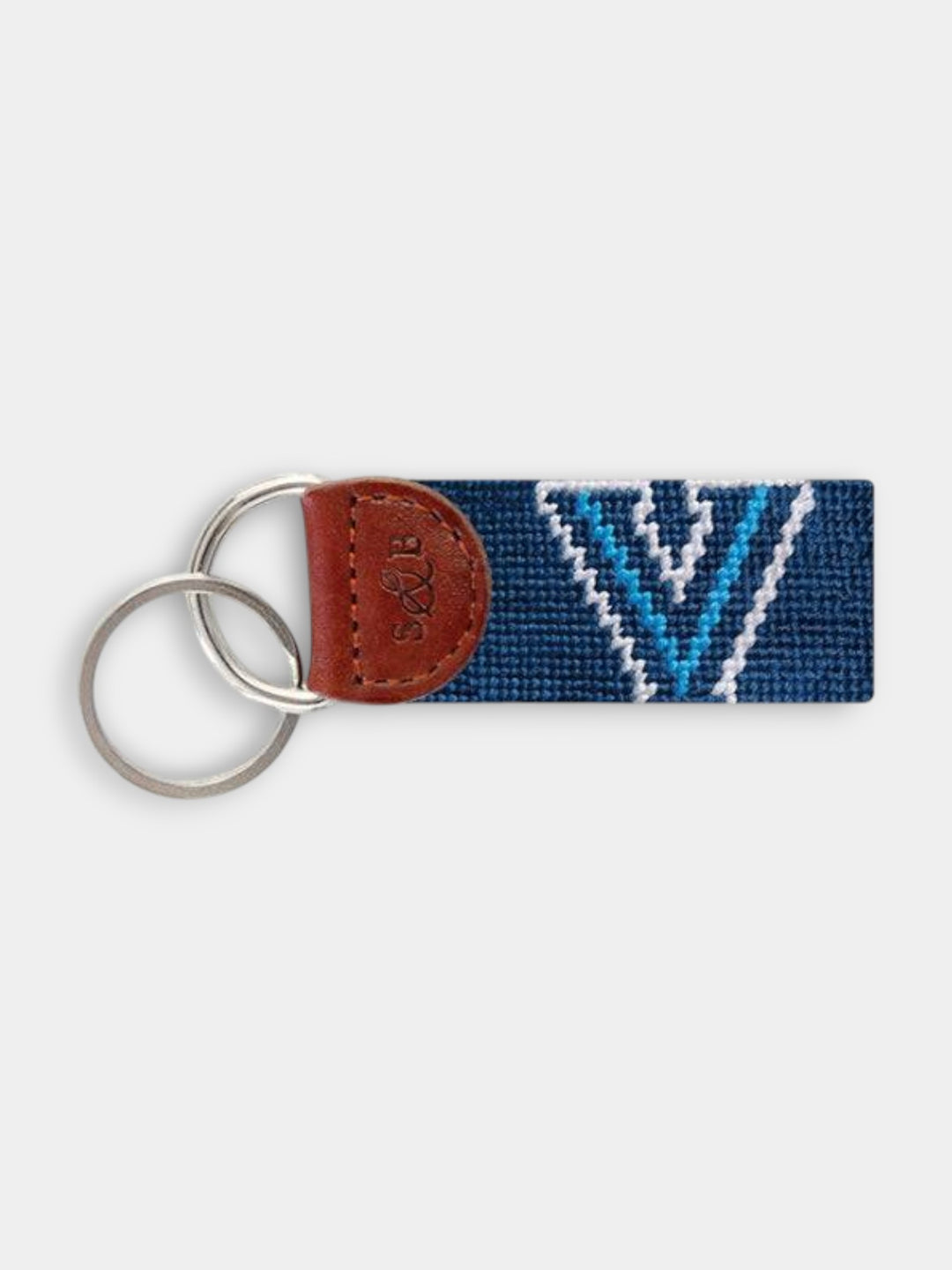 Smathers & Branson Villanova Needlepoint Key Fob