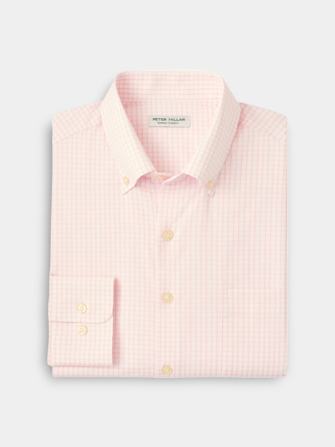 Peter Millar Hanford Performance Twill Sport Shirt | Palmer Pink