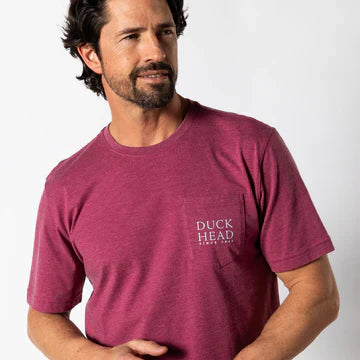 Duck Head Trout Short Sleeve T-Shirt Violet Quartz Heather D21133