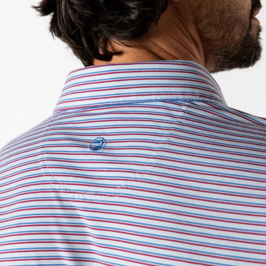 Duck Head Summerford Performance Jersey Polo Light Blue D21120