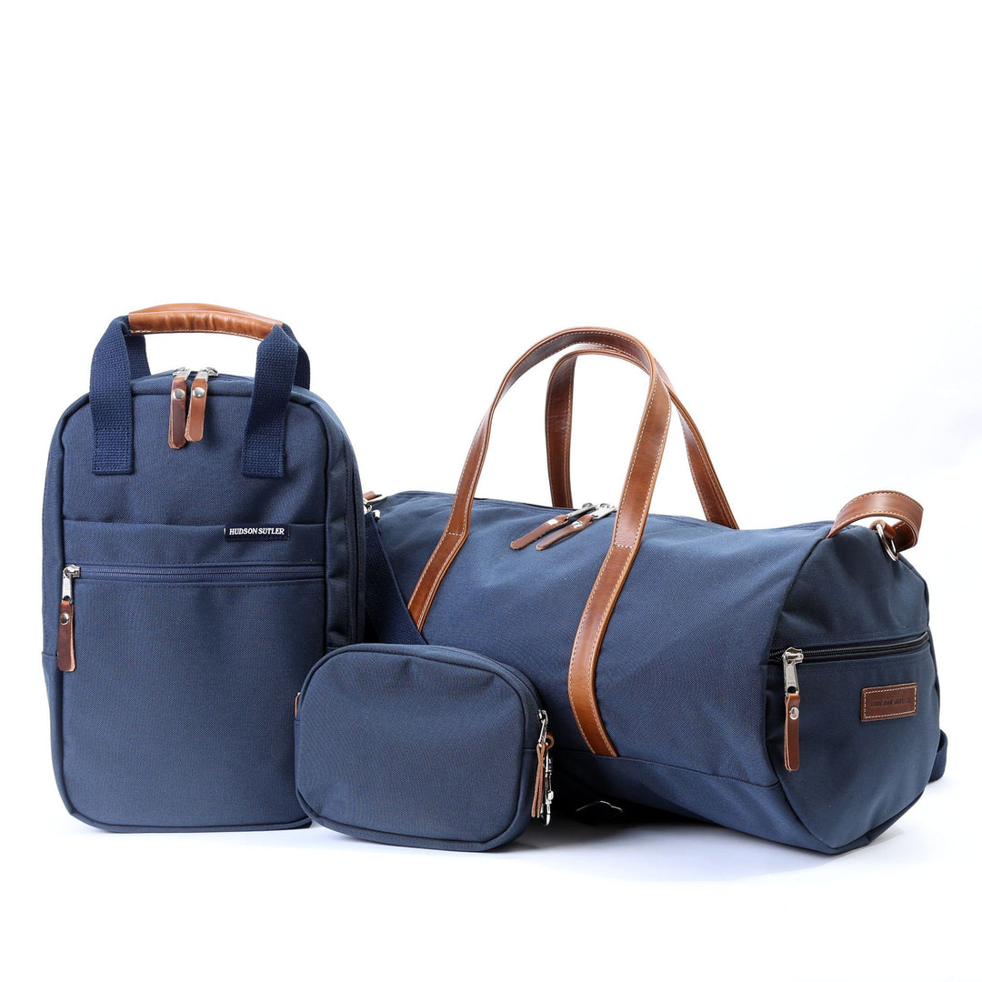 Hudson Sutler Wilmington Duffel Navy/Whiskey Brown HS8102