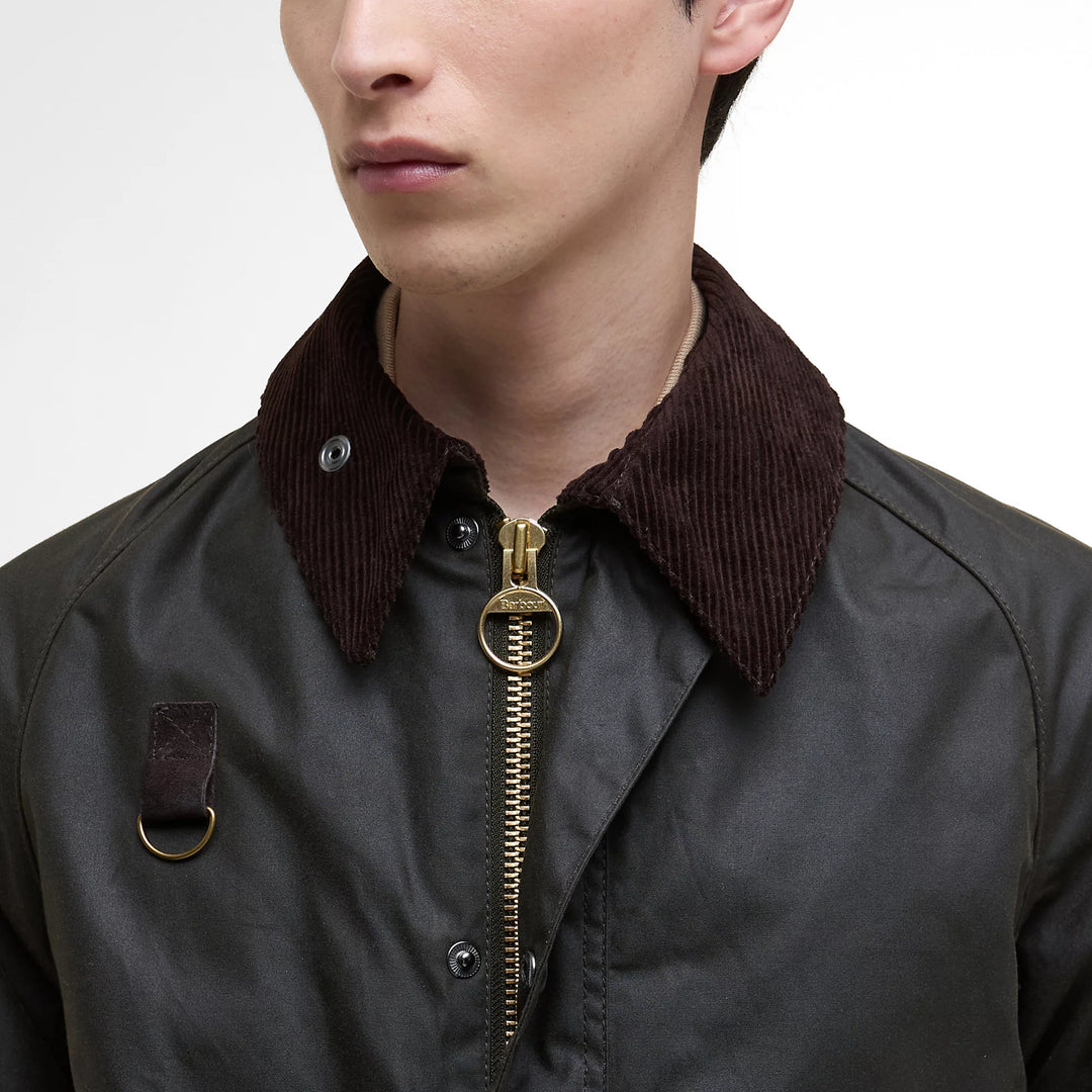 Barbour Spey Waxed Jacket - Sage – John Hyatt Clothing Barbour Spey Waxed Jacket - Sage – John Hyatt Clothing