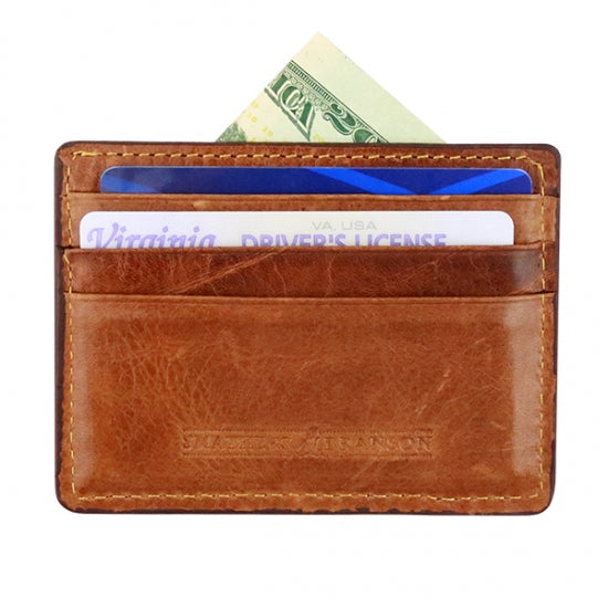 Smathers & Branson Gaucho Rojo Needlepoint Card Wallet