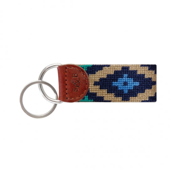 Smathers & Branson Gaucho Needlepoint Key Fob