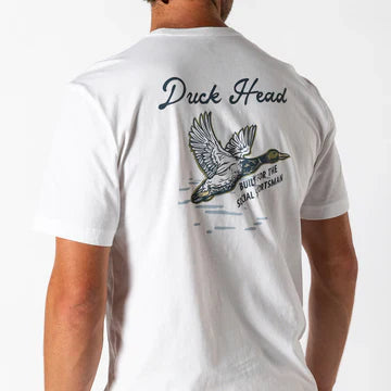 Duck Head Social Sportsman Short Sleeve T-Shirt White D21131