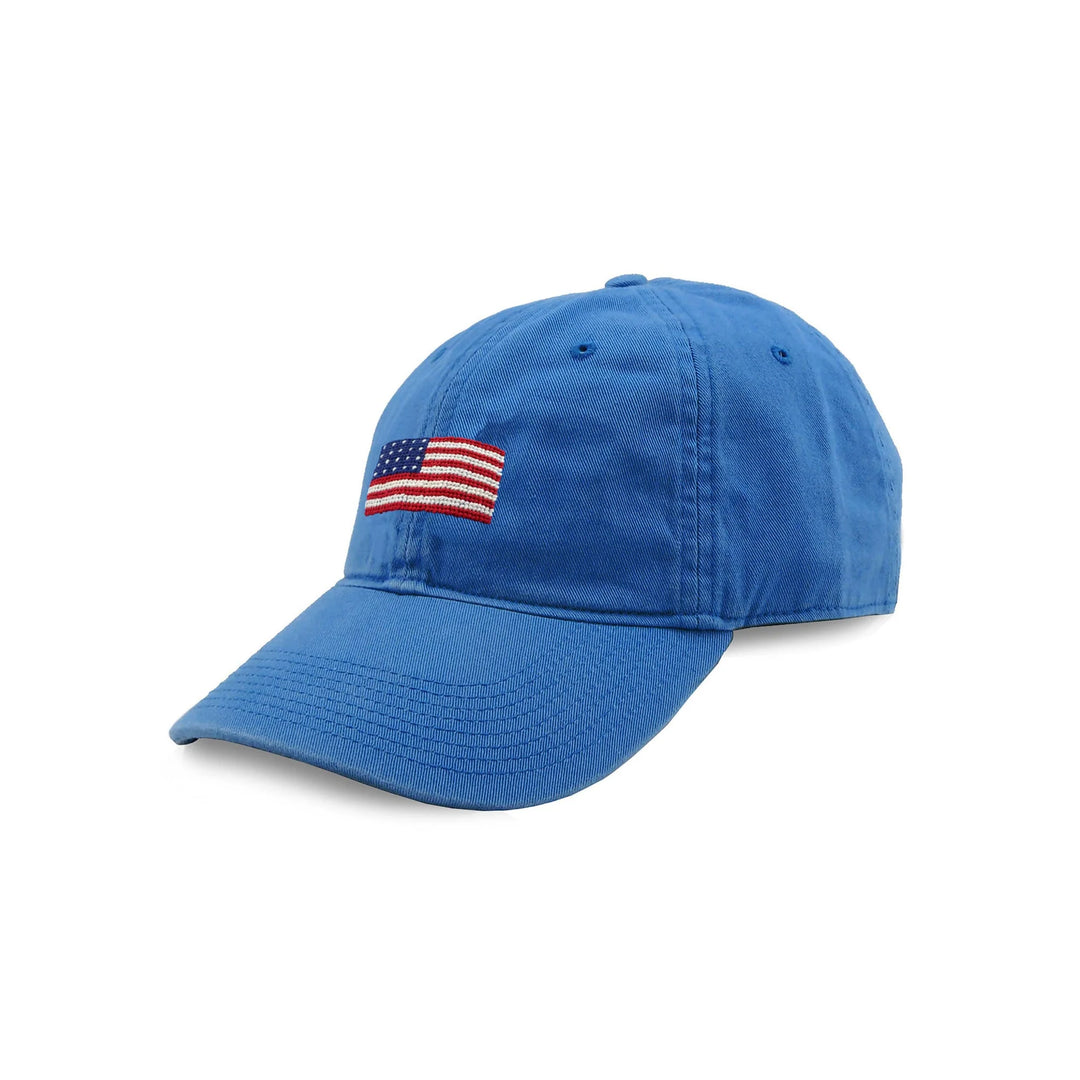 Smathers & Branson American Flag Needlepoint Hat