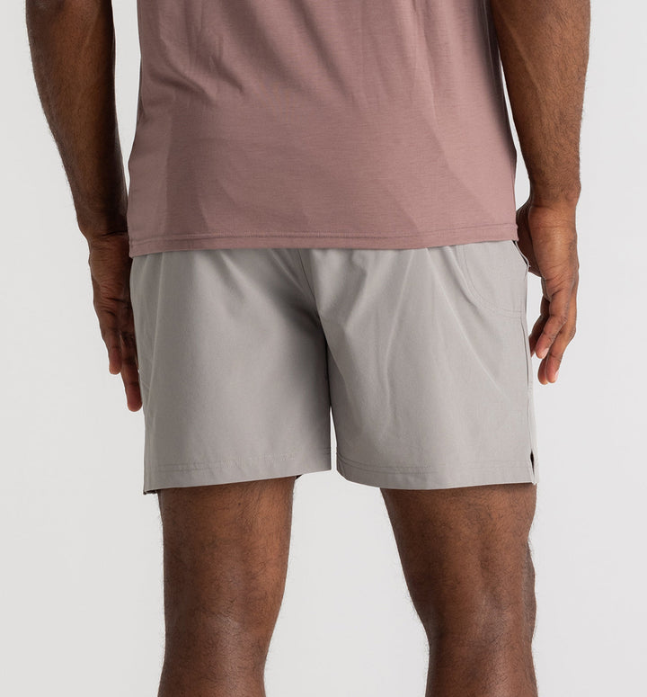 Free Fly Men's Bamboo-Lined Active Breeze Short – 5.5" Cement MLABS5