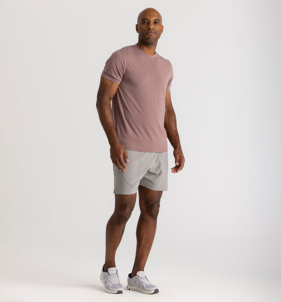 Free Fly Men's Bamboo-Lined Active Breeze Short – 5.5" Cement MLABS5
