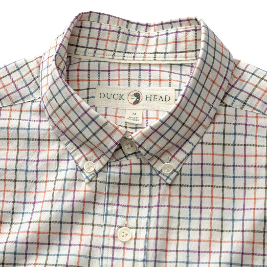Cotton Twill Sport Shirt - Joyner Plaid