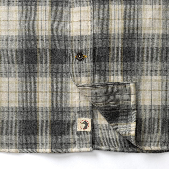 Cotton Flannel Sport Shirt - Rolland Plaid