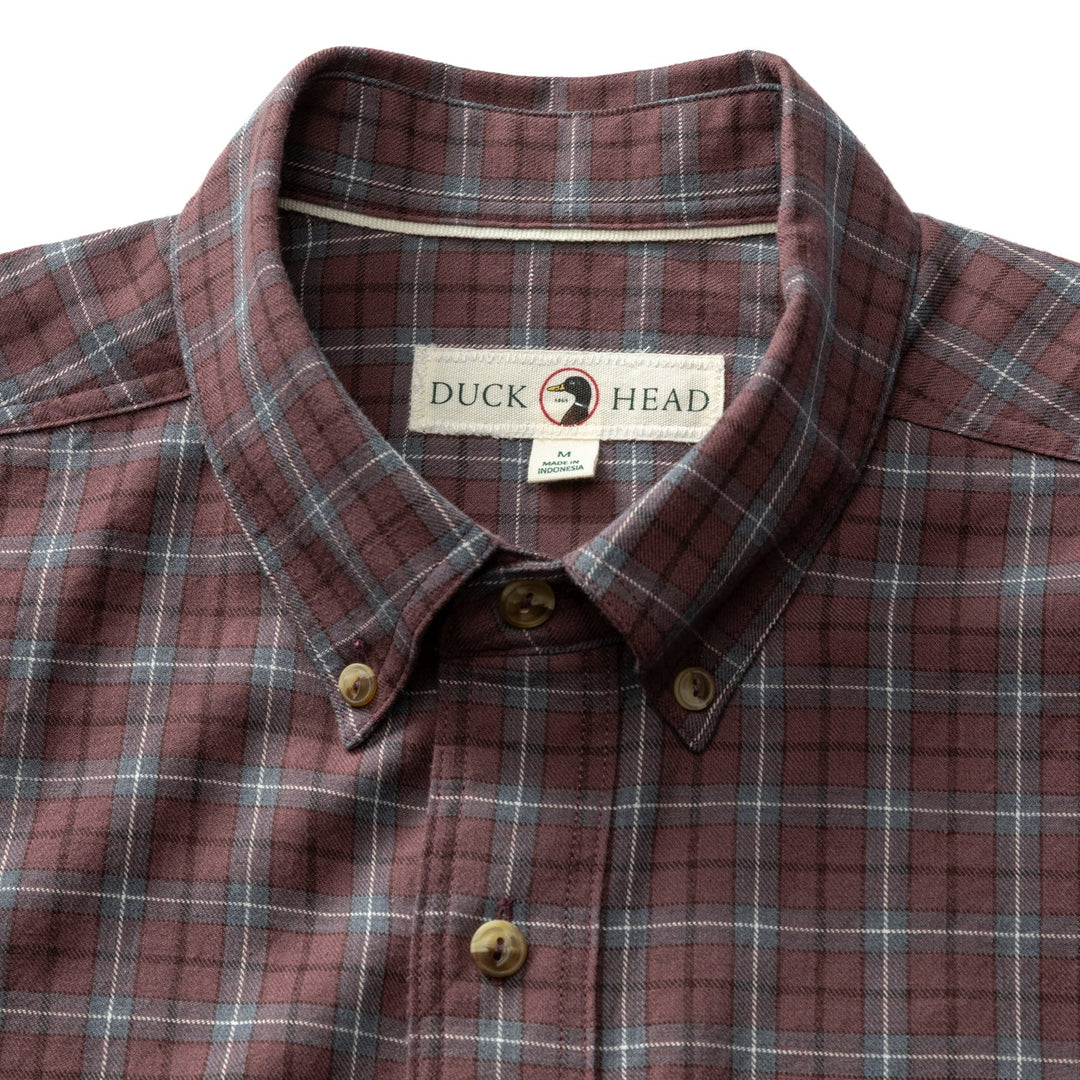Cotton Wool Sport Shirt - Mercer Plaid