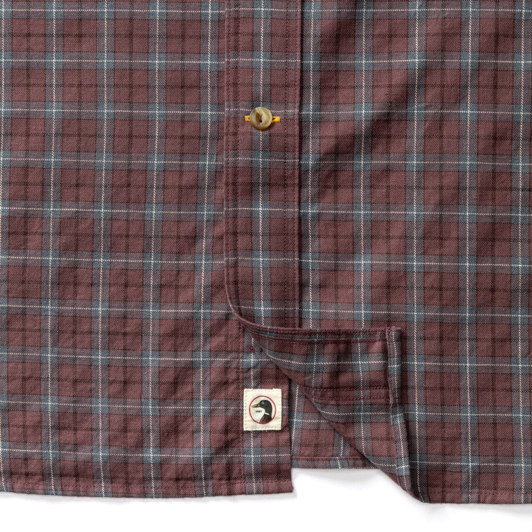 Cotton Wool Sport Shirt - Mercer Plaid