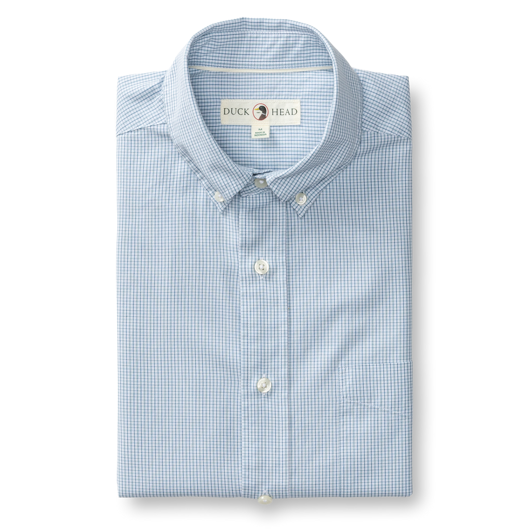 Duck Head Baltic Plaid Cotton Cashmere Poplin Sport Shirt