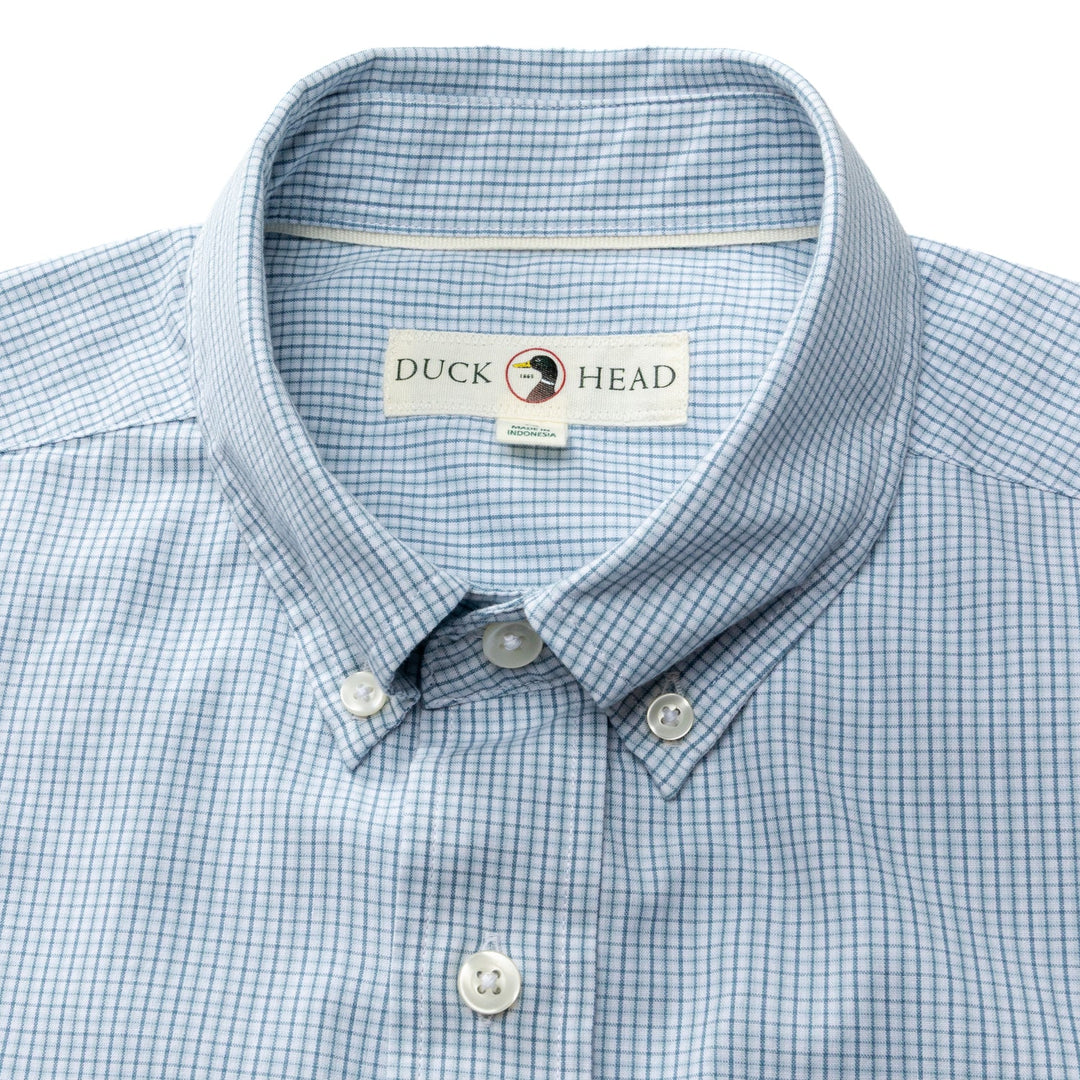 Duck Head Baltic Plaid Cotton Cashmere Poplin Sport Shirt